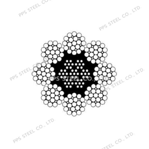 ลวดสลิงสังกะสี 8x25-IWRC