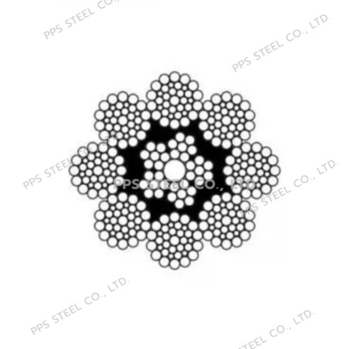 ลวดสลิงสังกะสี 8x36