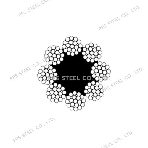 ลวดสลิงสังกะสี 8x25-FC