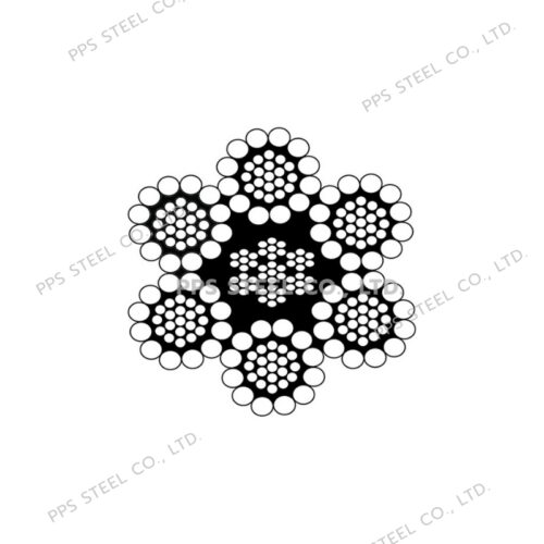 ลวดสลิงสังกะสี 6x31-IWRC