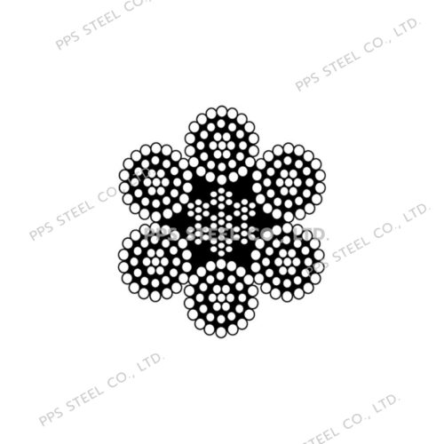 ลวดสลิงดำ 6x37-IWRC