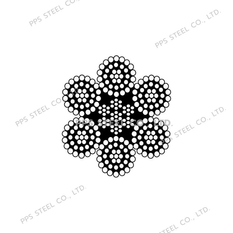 ลวดสลิงดำ 6x37-IWRC